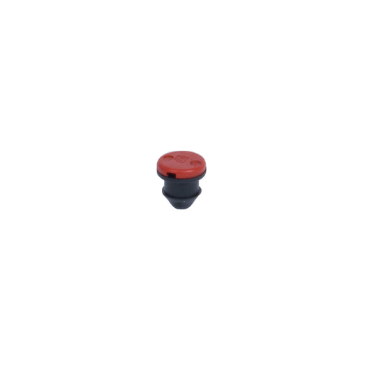 1 GPH red emitter with "O" Ring for the Maverick 12-Outlet Drip Manifold