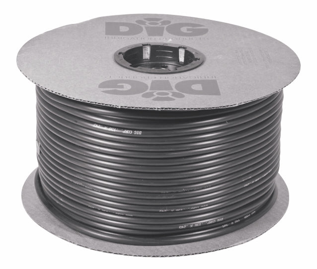 1/4" BLACK VINYL MICRO TUBING, 1000' ROLL, .160" ID X .270" OD