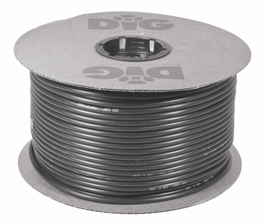 1/4" BLACK VINYL MICRO TUBING, 1000' ROLL, .160" ID X .270" OD