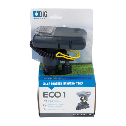 Ambient Light Powered Controller with 3/4" In-line Valve